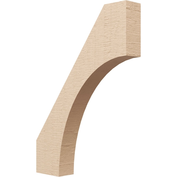 Ekena Millwork 3-inch W x 18-inch D x 24-inch H Westlake Rough Cedar Woodgrain TimberThane Knee Brace, Primed BRCUR03X18X24WTLRCPR - main